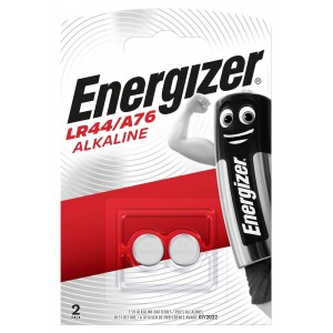 Energizer Alkaline Button Cell Battery LR44/A76 (Twin Pack)