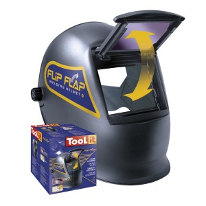 Toolit Flip-Flap Welding Helmet - Black