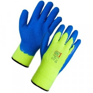 Topaz Ice Fleece Lined Latex Palm Gloves - Size 9/Large