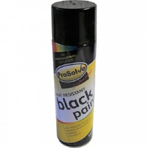 Prosolve Spray Paint Heat Resistant Black 500ml