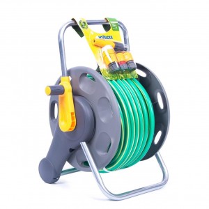 Hozelock Assembled Hose Reel+30m Ultraflex Hose + Fittings/Nozzle