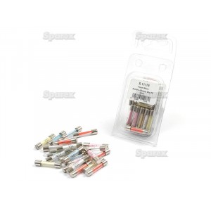 Sparex Assorted Glass Fuses 25 Pcs (Agripak)