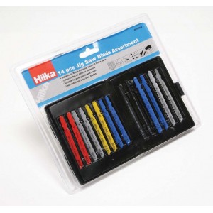 Hilka 14 pce Jigsaw Blade Assortment Pro Craft