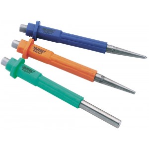 Draper 3-Piece Nail, Pin and Centre Punch Set