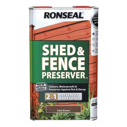 Ronseal Shed & Fence Preserver 5L