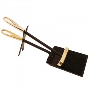 Manor Loop Hearth Tidy Brass