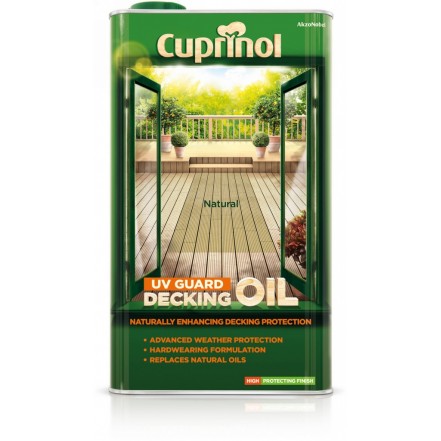 Cuprinol UV Guard Decking Oil 5L