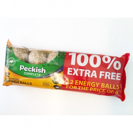 Peckish Fat Energy Ball 6 + 6 Free