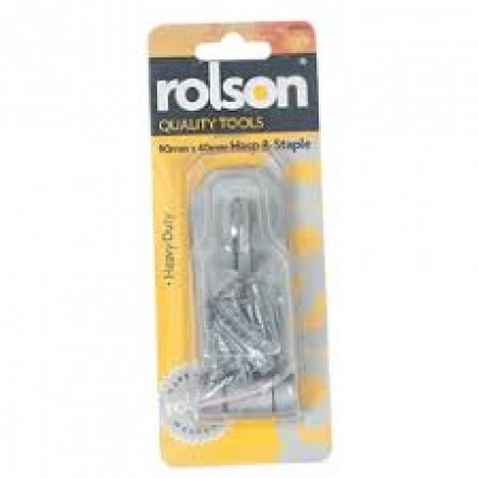 Rolson Hasp & Staple 90mm x 40mm
