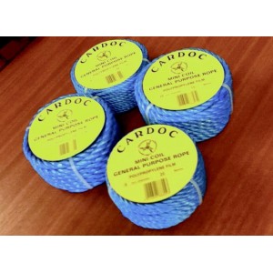 Cardoc Mini Coil Blue Poly Rope