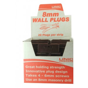 Linic Rawl Plug 8mm PK20