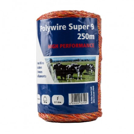 Fenceman Polywire Super 9 250 Metres