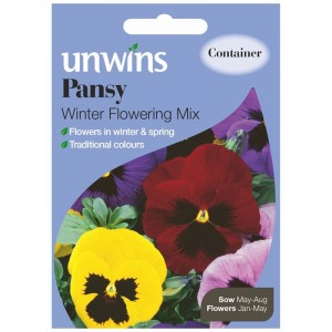 Unwins Pansy Winter Flowering Mix