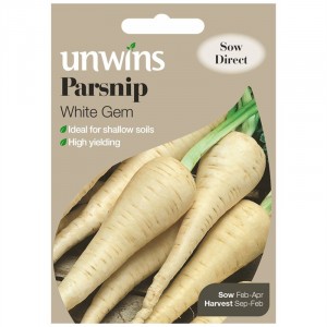 Unwins Parsnip White Gem