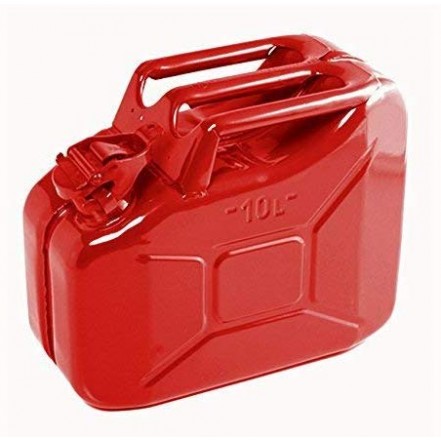 Jerry Can Red With Deto-Stop 10 Litre
