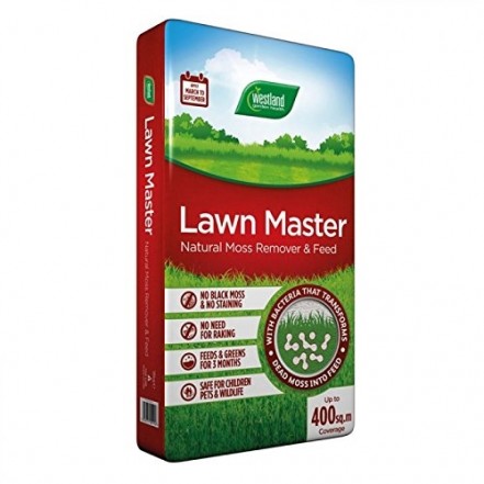 Westland Lawn Master Natural Moss Remover & Feed 400 Sq.M
