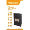 Kingavon Portable Radiant 4.2kW Calor Gas Cabinet Heater