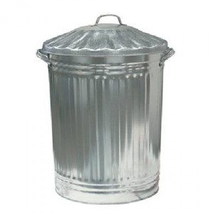 Apollo Traditional Galvanised Dustbin 85 Litre