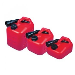 Lalizas Red Fuel Can With Spout 5 Litre