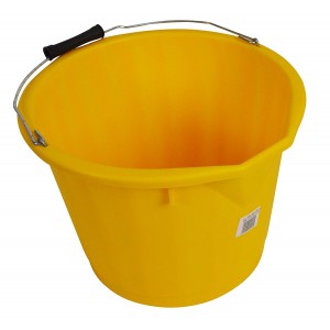 Lucy Polypropylene Ultra Hygiene Bucket - 15 Litre - Yellow