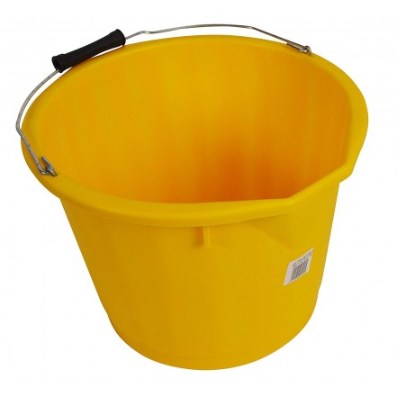Lucy Polypropylene Ultra Hygiene Bucket - 15 Litre - Yellow