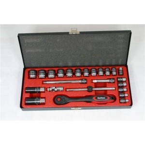 Deltec 3/8" Drive Socket Set 24-Piece