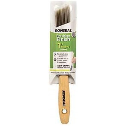 Ronseal Precision Finish Brush 1" Angled