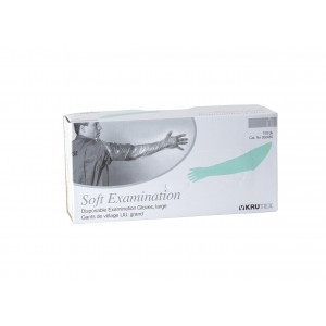 Krutex Armlength Disposable Examination Gloves Pk 100