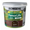 Ronseal One Coat Fence Life 4L Plus 25% Free