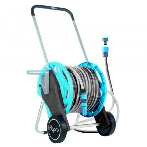 Flopro Flopro+ Assembled Hose Cart Fitted With 30m Garden Hose Pipe