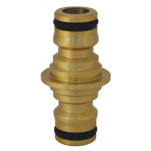 CK 7907 Double Male Hose Connector- Brass- 1/2"
