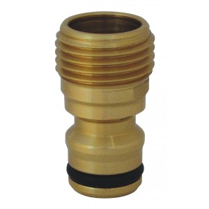 CK 7916 Threaded Male Tap Connector - Brass - 1/2"