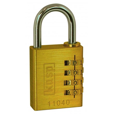 CK Kasp 110 Brass Combination Padlock 40mm