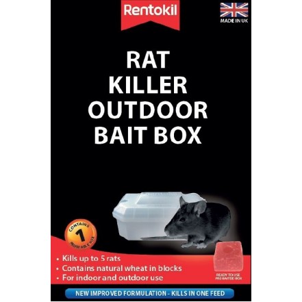 Rentokil Rat Killer Outdoor Bait Box