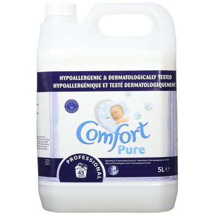 Comfort Professional Pure Laundry Fabric Softener Bottle 5 Litre