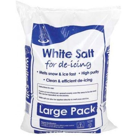 Snow Clear De Icing Salt White 25kg