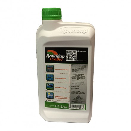 Roundup ProActive 1 Litre Glyphosate Herbicide Weedkiller