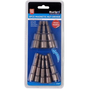 Blue Spot 8-Piece 1/4" Magnetic Nut Driver