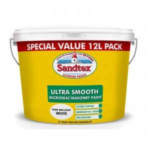 Sandtex Masonry Paint White 12LTR