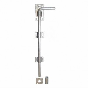 Perry Galvanised Garage Door Drop Bolt 12"