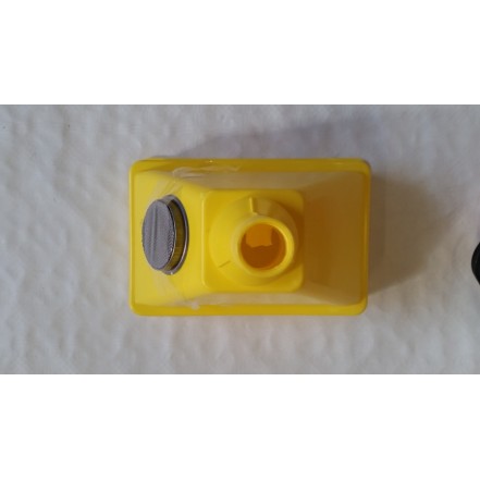 Plastic Yellow Funnel With Filter