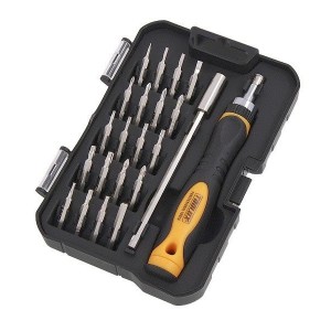 Toolux 22pc Precision Ratchet Screwdriver Bit Set