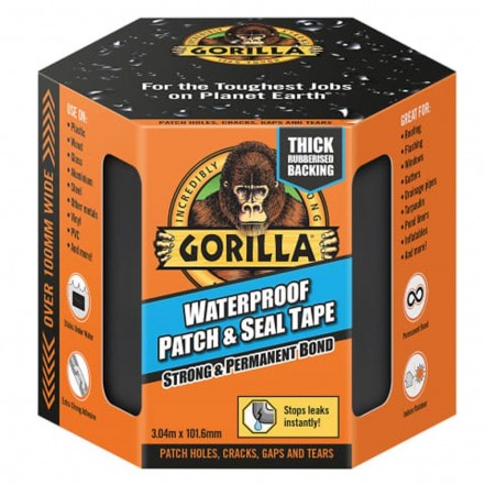 Gorilla Waterproof Patch & Seal Tape 101.6mm x 3.04m