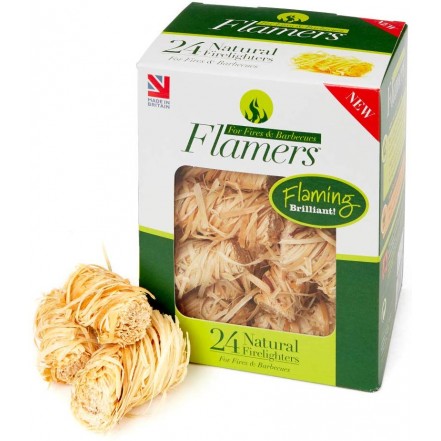 Flamers Natural Firelighters 24 Pack