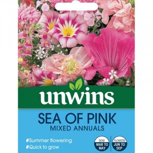 Unwins Sea Of Pink Mixed Annuals
