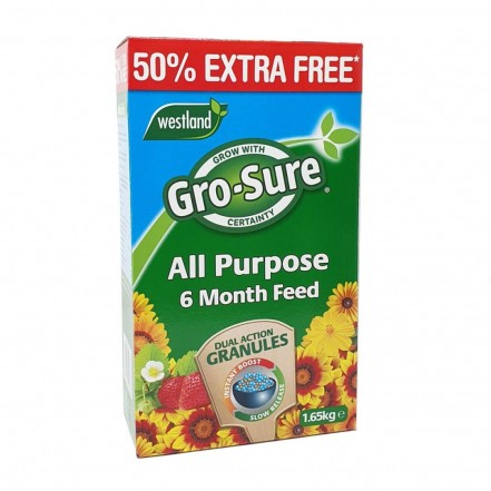 Westland Gro-Sure 6 Month Feed 50% Free 1.65kg