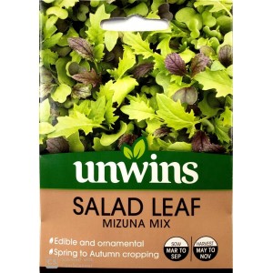 Unwins Salad Leaf Mizuna Mix