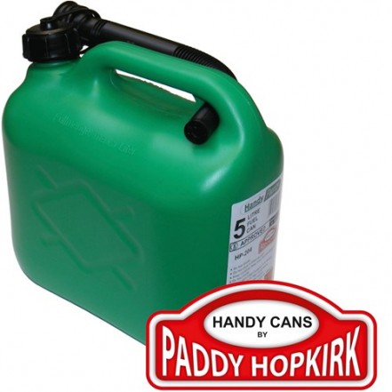 Handy Jerry Fuel Can Plastic Green 5 Litre
