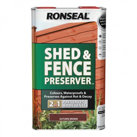 Ronseal Shed & Fence Preserver 5L