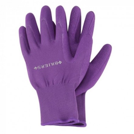 Briers Comfi-Grip Gloves Purple Size 8